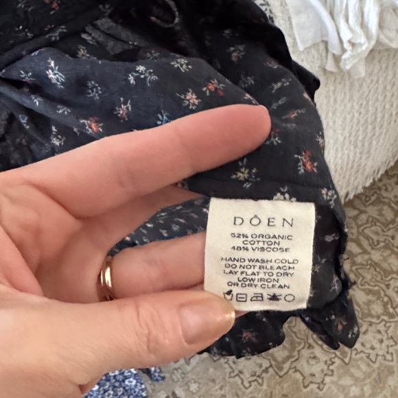 Doen Black and Brown Long Sleeve Dress - Picture 3 of 5